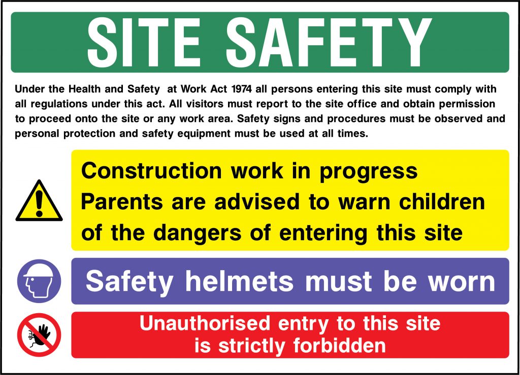 Construction / Site Safety Archives - We Do Safety Signs