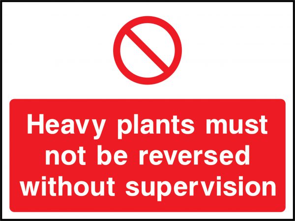 Heavy plants must not be reversed sign