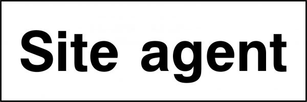 Site agent sign
