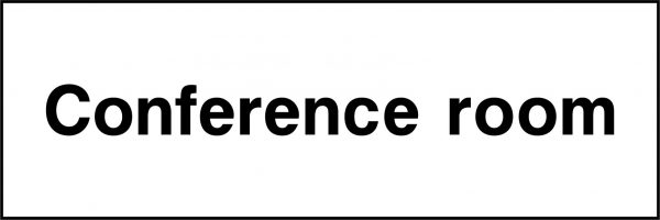 Conference room sign