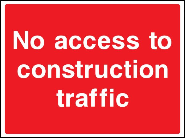 No access sign
