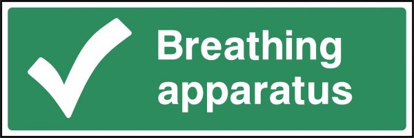Breathing apparatus sign