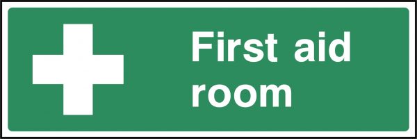 First aid room sign