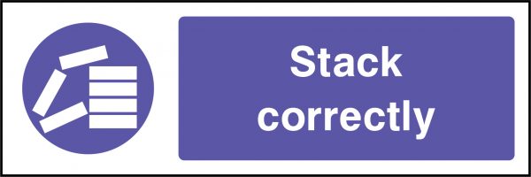 Stack correctly sign