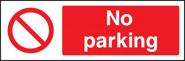 No parking sign
