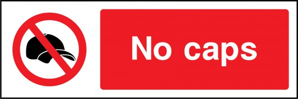 No caps sign