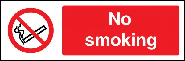 No smoking sign