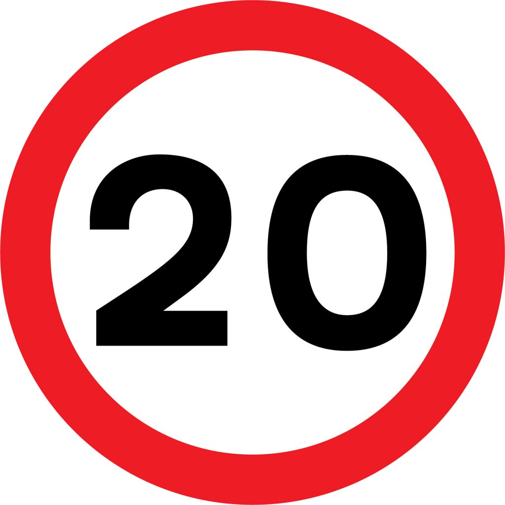 maximum-speed-20-road-sign-road-traffic-regulatory-prohibition-we