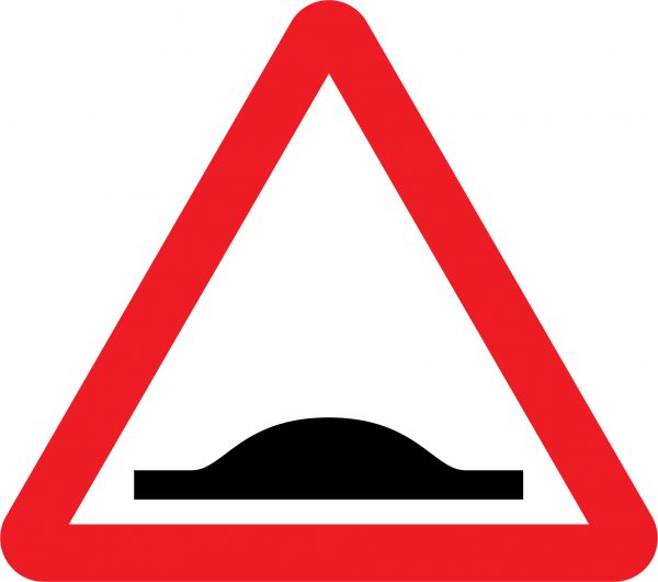 Humps road sign