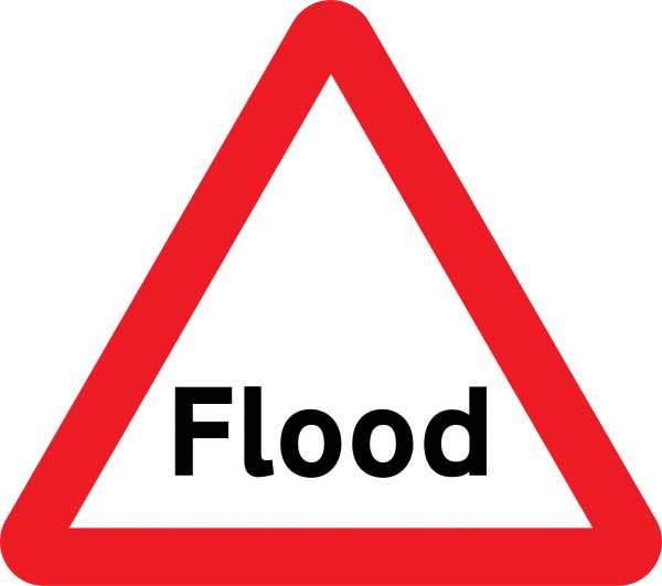 Flood road sign - Road Traffic Temporary Warning > Warning - We Do ...