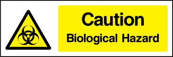 Caution biological hazard sign