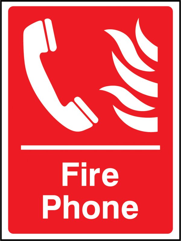 Fire phone sign | Wedosafetysigns | fire safety signage | health and safety signage | ACP | Corrugated Plastic | Rigid PVC | Self Adhesive Vinyl